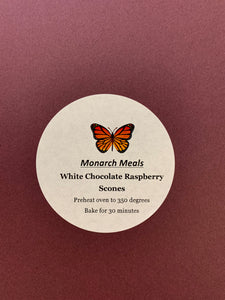 White Chocolate Raspberry Scones
